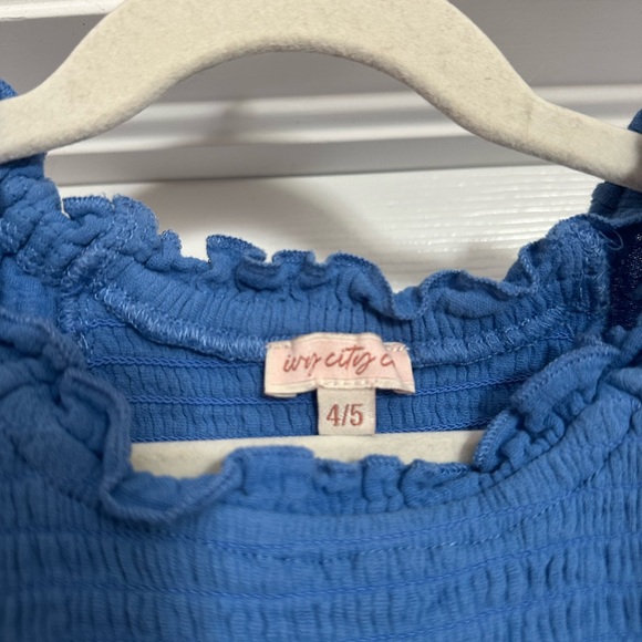 Ivy City Co Blue mini Jovie Dress - Picture 2 of 2